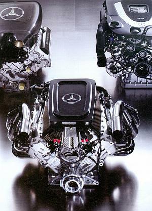 Mercedes V8 engines