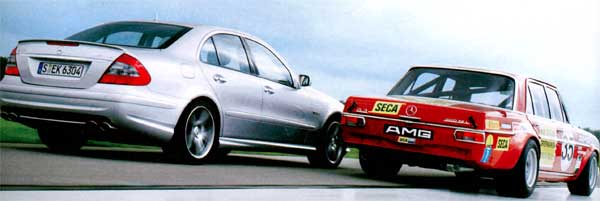 Mercedes E63 AMG - Mercedes 300SEL 6.3