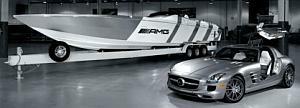 Mercedes-SLS-AMG-Cigarette-Racing-Boat