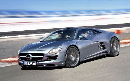 Mercedes SLM AMG - mid-engine car