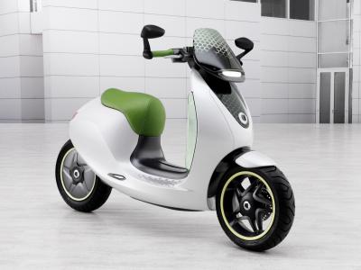 smart escooter: Electric smart on two wheels