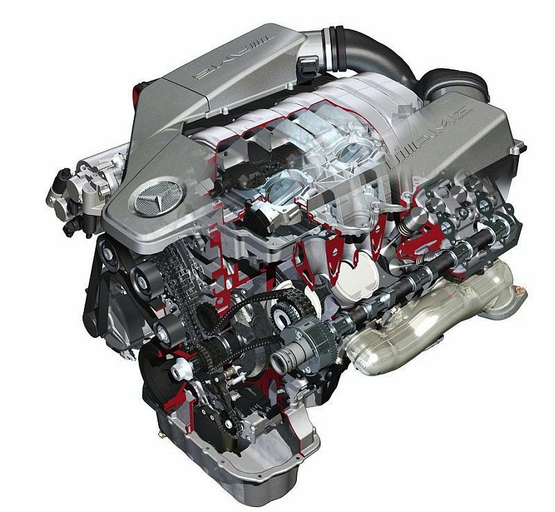Mercedes-Benz AMG 6.3-litre V8 engine 